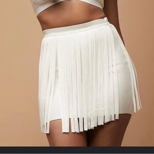 Herve ledger NWT medium never worn fringe tassel